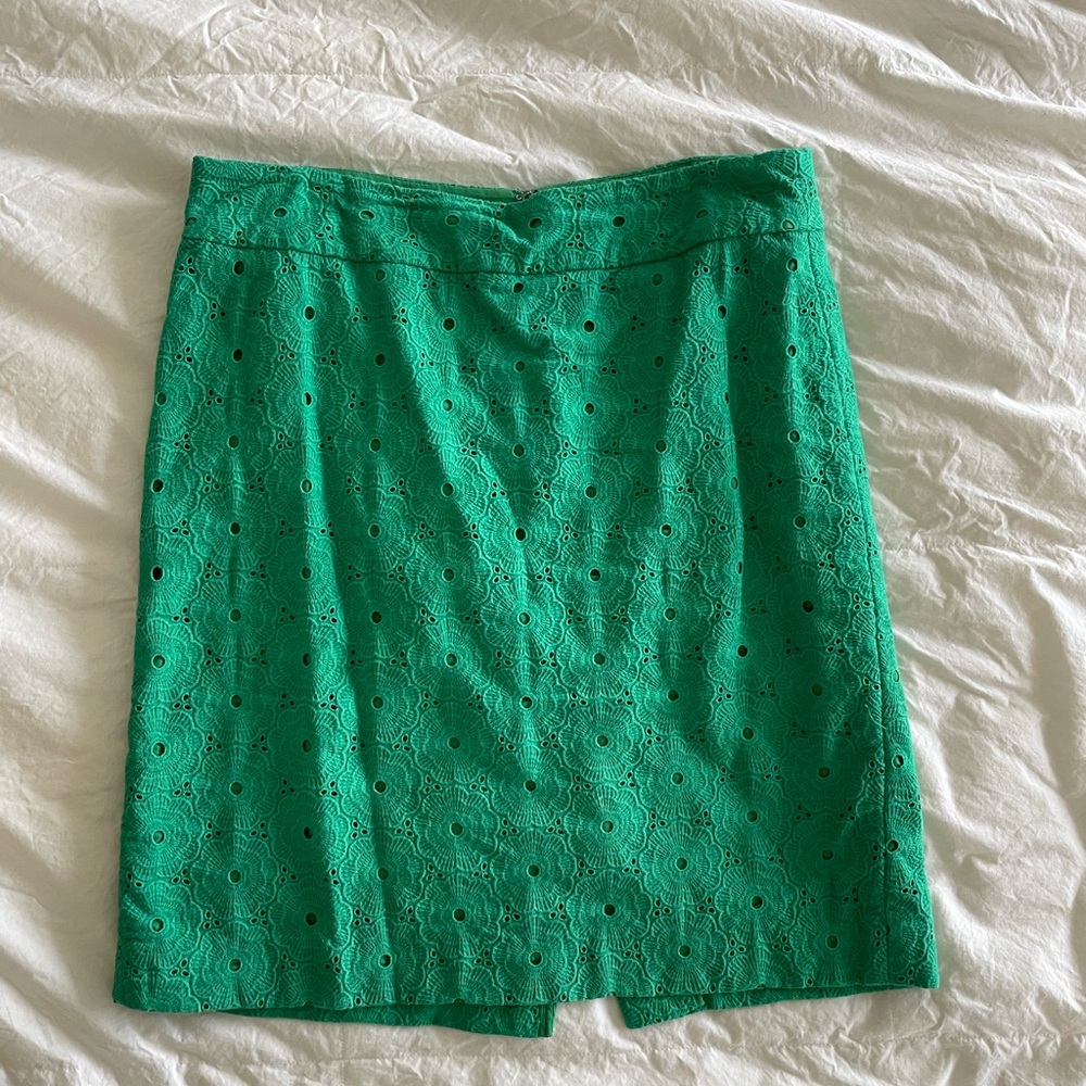 Talbots size 2P eyelet pencil skirt